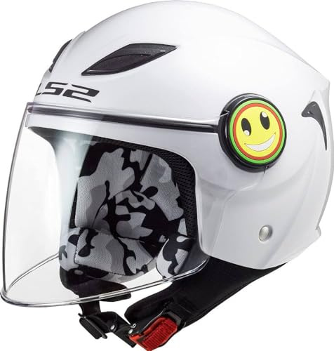 LS2, Casco Moto para Niños FUNNY White, S