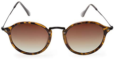 Contacta, Dakar Sole, Occhiali da Sole Polarizzati per Uomo e Donna, Montatura Arrotondata, Visione Nitida, Occhiali Colore Demi, Lente Marrone, Confezione con Sacchetto Portaocchiali, 20g