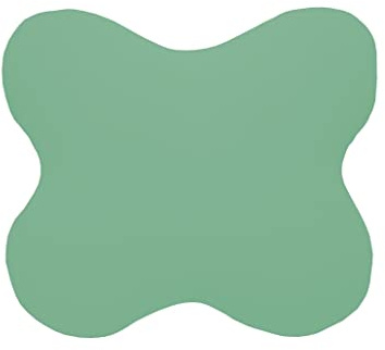 Dukal | Bezug für ACAMAR Seitenschläferkissen Nackenstützkissen | aus hochwertigem DOPPEL-Jersey | 100% Baumwolle | Farbe: Jade
