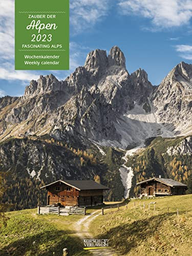 Harenberg Zauber der Alpen - Fotokalender - Wochenkalender 2023 - Korsch-Verlag - mit Platz zum Eintragen - 24 cm x 32 cm