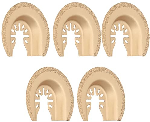 Halbkreisförmiges oszillierendes Sägeblatt, einzelner Schneidezahn, Kunststoffverpackung, Diamant-Hartmetall, oszillierendes Multitool für Keramik
