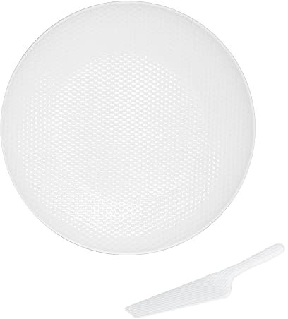 Table Passion - Plat à tarte 31 cm Snow + pelle