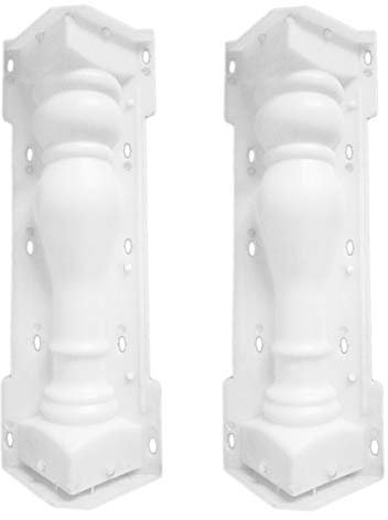 60 x 14 cm Colonna Stampo Balcone Giardino Piscina Recinzione Cemento Ringhiera Gesso Stampo Colonna di Calcestruzzo Stampo Ringhiera Edificio