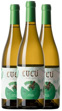 Barco del Corneta Cucú Cantaba la Rana Verdejo Vino de la Tierra de Castilla y León 75 cl Vino blanco (Caja de 3 Botellas de 75 cl)