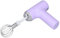 Luqeeg Electric Egg Beater, Hand Mixer Handheld Egg Whisk, Cordless Electric Kitchen Handheld Mixer 3 Speed Food Mixer for Cappuccino Matcha Matcha for Dough Eggs Batter Cream (Purple)