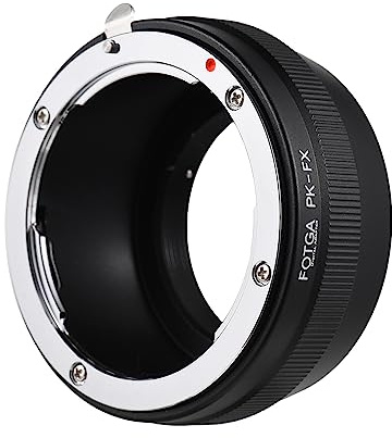 Jemora Manueller Objektiv-Mount-Adapterring aus Aluminiumlegierung für Pentax K-Mount-Objektiv an Fuji X-Pro1/X-Pro2/X-Pro3/X-E2/X-E3/X-A10/X-T1/X-T2/X- T3/X-T4/X-T10/X-T20/X-T30/X-T30II/X-T100/X-H1
