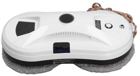 Robot Limpiacristales con Succión de 5600 Pa, Nanopaño de Alta Densidad, Rociador de Agua, Capacidad de Carga de 50 Kg, UPS de 20 Min, Modo de Limpieza Inteligente, para (Enchufe