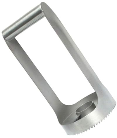 DECHOUS Torsolo per Ananas Taglia Frutta moschettoni per Cordino affettatrice per Ananas pelapatate per Ananas affetta Ananas in Acciaio Inox Strumento di Frutta Acciaio Inossidabile 430