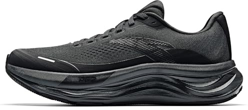 ANTA Men’s PG7 Running Shoes Cushioning Comfortable Breathable Athletic Workout Gym Cross Trainer Sports Sneakers, Black, 10.5