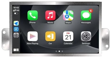 Reproductor Multimedia Android for Coche Citroën C5 III con Carplay Compatible con Autorradio 2 DIN(A Model T5 2G 32G)