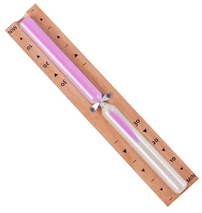 Gcljlmy Clessidra per bambini, clessidra, clessidra colorata, clessidra, uova, timer da cucina in acrilico, orologio coperto 30 minuti per cucinare, maschera, apprendimento, yoga, gioco, decorazione