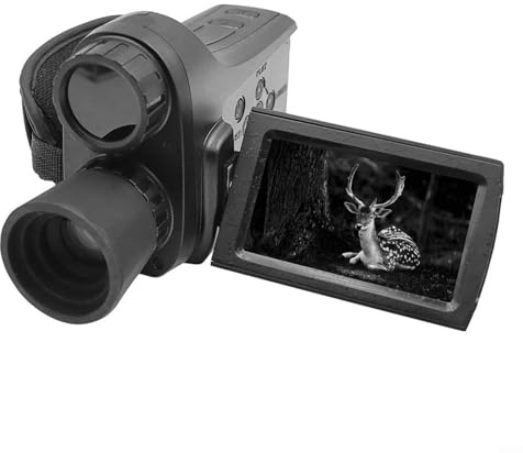 EffiFish Handheld 4K Infrared Camera For Night Vision With 8X Zoom, 600 M Range, Infrared Telescope For Bird Watching, Wildlife Observation,Hunting, Camping, Travel