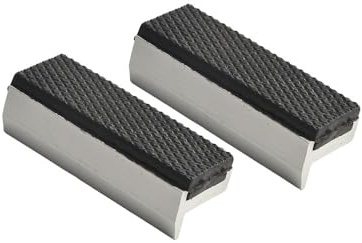 LatoYard Ganasce morbide per cuscinetti, per protezione multiuso per qualsiasi morsa in metallo da 3/4/5/6/8 pollici con forti magneti incorporati e design a forma di V per tubi in legno metallo