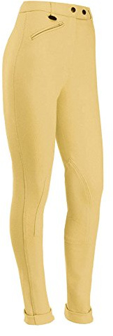 Equetech Junior Prima Jodhpurs-Canary-24