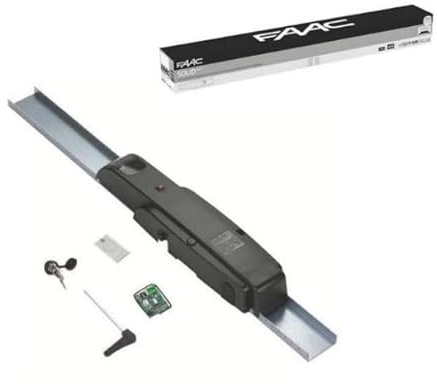 Faac Solid Kit Automazione Elettromeccanica 230V Garage Porte Basculanti Larg Max 2,7 m Peso Max 10 kg/mq Attuatore 550 ITT 10561644