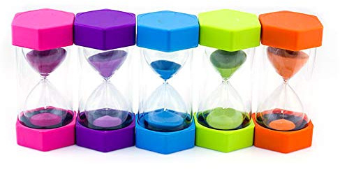 chenpaif Sanduhr Timer, Desktop Sanduhr Timer 15.10.20.30/60 Minuten Markante Sanduhr Timer für Kinder Home Decoration 60 Minuten