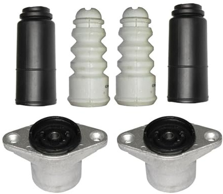 2x Domlager 2x Staubschutz Hinterachse für Audi A6 4B2 C5 + Avant 4B5 C5 für VW Passat 3B2 3B3 3B5