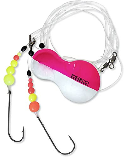 Zebco #1 Inline RFT Flatty Rig 50g weiß/pink