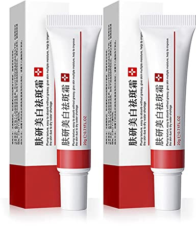 Spot-Off Freckle Whitening Cream, 2PCS Creme Visage Anti Taches, Crème Blanchissante, Crème anti-taches de rousseur blanchissante,Creme anti taches brunes visage