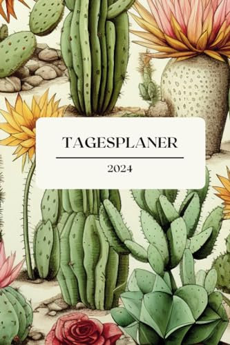 Tagesplaner 2024: Strukturierte Organisation & Planung den ganzen Tag: Inklusive Stundenplanung von 6 bis 21 Uhr, Platz für Notizen und To-Dos