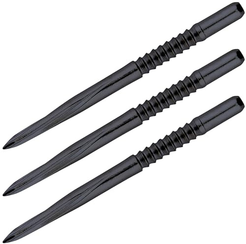 Unicorn Replacement Volute Steel Tip Dart Points | Available Lengths 36mm, 39mm or 42mm | Black, Nickel or Gold Finish | 3 Points