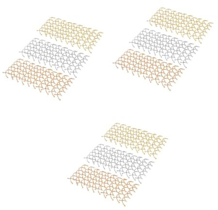 FRCOLOR 90pcs Hair Clips Women Girls Hair Clips Spiral Hairpin Spiral Twists Bobby Pin for Bun Braids