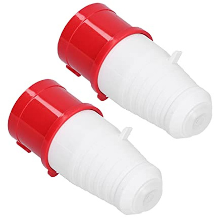 Enchufe Industrial de 4 Pines, 380 V‑415 V 16 A Conector de Alimentación Impermeable Protección IP44 2 Piezas Trifásico para Equipos Eléctricos