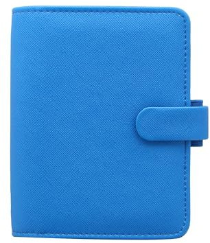 Filofax Pocket Saffiano Terminplaner, Fluoro Blue