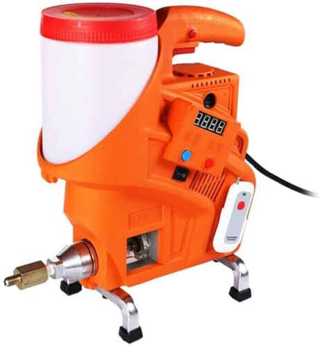 Grout Bag Pointing Caulking Sprayer Electric Mortar Grout Gun With Remote Control for Brick Walls & Floors – Portable High-Pressure Grouting Machine Ideal for Home Decoration