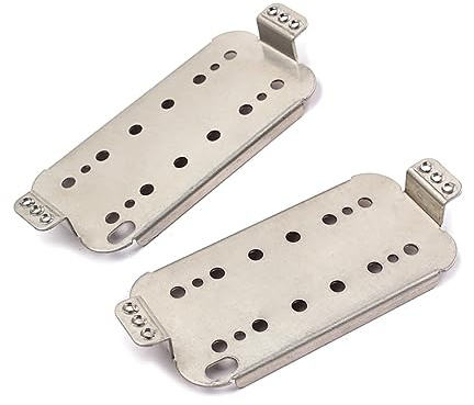 SHOWERORO 2stücke Humbucker Pickup Basisplatte Pole Spacings Gitarre Geeignet Für Double Humbucker Ersatzteile Aus Langlebigem Cupronickel Gefertigt