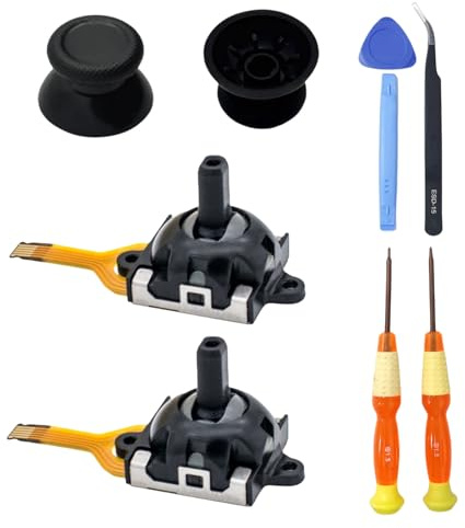 Hzxkqmil Joystick Analógico de Repuesto para Lenovo Legion Go Controller | Módulo de Joysticks Analógicas y Agarre del Pulgar Accesorios con Kit de Herramientas para Legion Go 8.8 Gaming Handheld
