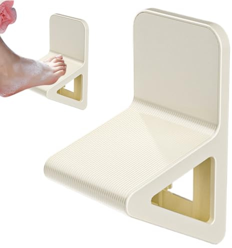 Shower Shaving Foot Rest - Anti-Slip Shower Step, Triangular Stable Bathroom Pedal | Convenient Leg Assist Footrest for Smooth Shaving, Pedicure Support Tool, Bathtub Foot Rest, Wall-Mounted