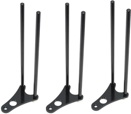 Bortivier 3X Snag Bar da Pesca alla Carpa Lega di Alluminio per Avvisatori Acustici Antivento Anti-Caduta Snag Bar Attrezzatura da Pesca alla Carpa