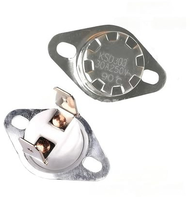 2 Stück KSD303 30A 250V Keramik-Temperaturschalter, normalerweise geschlossen, Thermostatanwendungen for 40-160°C(90C)