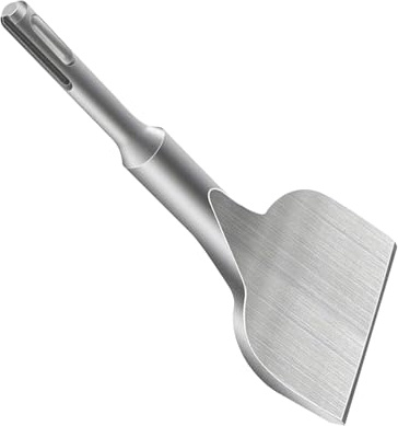 Ragyzity Mèches à burin, large pelle 165 x 75 mm, 20 ° coudé coudé pour enlever le carrelage en céramique, carrelage de sol et mur, béton, maçonnerie et plâtre