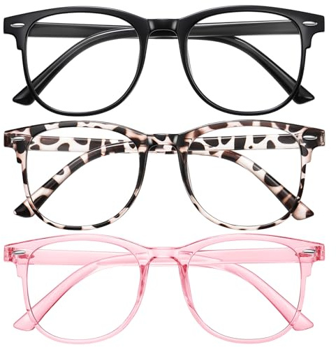 Okany Gafas de luz azul con bloqueo de luz azul para mujeres y hombres, filtro de pantalla de computadora, antidolor de cabeza, fatiga ocular, deslumbramiento, gafas de juegos UV, gafas ligeras sin