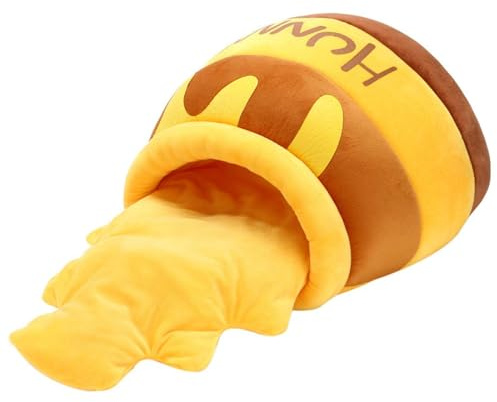 Cat Cave - Winter House Plush PP Cotton 400 g, Soft and Bed, Honey Pot | Design, Closed Tent | Sleeping Place, Easy, Comfortable and Warm for Cats