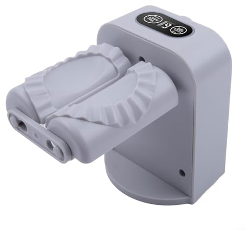 Macchina elettrica per ravioli con 2 modalità per rotoli Wonton Potsticker ricaricabile, gadget da cucina per cucinare a casa, grigio verde (bianco)