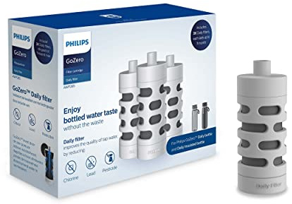 Philips Water GoZero Daily Filter Cartridge, 3-Pack, AWP285/31