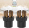 Spazzole Rotonde per Pulizia H2o X5, 2 Pezzi di Ricambio per Testine in Ottone H20 Mop a Vapore Adatto per Steam Mop X5 Parti Accessori