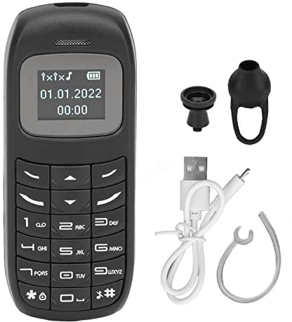 Vikye Seniorenhandy Handy, Kleinstes -Handy Mobiltelefon Dual-SIM Unlocked Schüler Handy Tastenhandy ohne Vertrag mit Großen Tasten für ältere Menschen, Studenten (Schwarz)