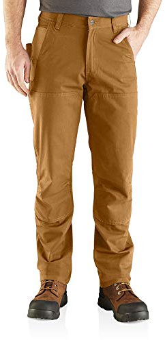 Carhartt Herren Steel Rugged Flex Relaxed Fit Ripstop Double-Front Work Utility Pants
