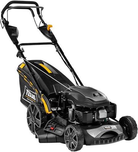TEXAS Rasenmäher Razor 4651TR/WE (4-Takt Benzinmotor, 46 cm Schnittbreite, 2600 Watt Leistung, Radantrieb, Elektrostart, 65 Liter Fangkorb, Mulchkit)