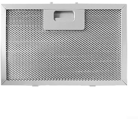 Filtre à graisse en maille métallique pour hotte aspirante, avec 5 couches de filtration de graisse aluminisée 300 x 506 x 9 mm pour grille d'aération de cuisine