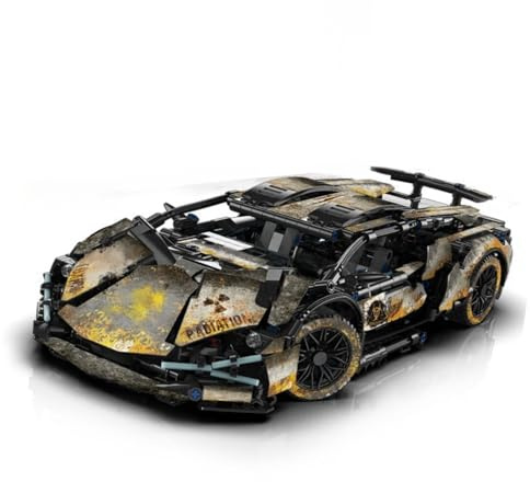 JVAVNE Technik Rennwagen Bausteine Set, 1:14 MOC Sportwagen Baukasten, Rennwagen Klemmbausteine, Super Auto Sportwagen Konstruktions Spielzeug für Erwachsene Kinder, 1314 Teile