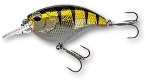 LMAB Crankbait 5,5 cm Power Vibe 55F - 3 Lauftiefen, Floating - Wobbler Barsch, Crankbait Wobbler, Kunstköder Angeln, Barsch Wobbler, Spinnfischen Köder