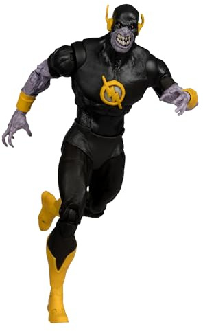 DC Comics DC Multiverse Action Figure Dark Flash (Dark Mulitverse) (Red Platinum Edition) 18 cm | ca 18 cm, Für Sammler, Beweglich