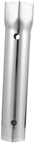 Warmhm Doppelendiger Edelstahl Wasserhahn Steckschlüssel Rohrsteckschlüssel für Kaltwasserhahn Reparatur und Montage Multifunktionaler Spark Plug Spanner für Sanitär und Fahrzeugwartung