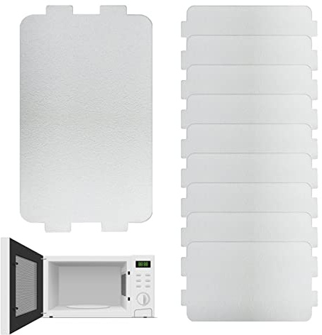Protezioni Per Forno, Copri Guida D'onda Per Microonde Coperture Per Piastre Del Forno 10 Pezzi Foglio Di Piastra In Mica Universale Accessorio Di Riparazione Di Ricambio Per Microonde Da Cucina S, M