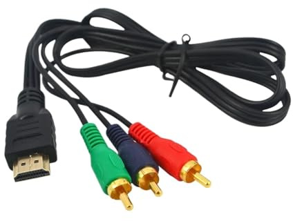 Convertitore Da HDMI Ad AV Adattatore RCA Convertitore 1080P Cavo Funzione Di Connessione Del Trasmettitore Cavo Video Componente 1 M/3 Piedi